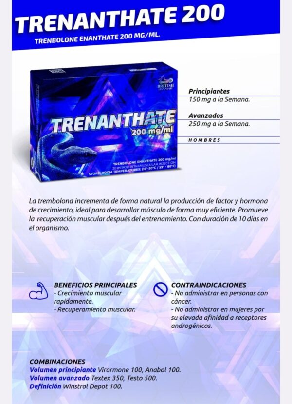BRITISH DISPENSARY TRENATHREN 200MG